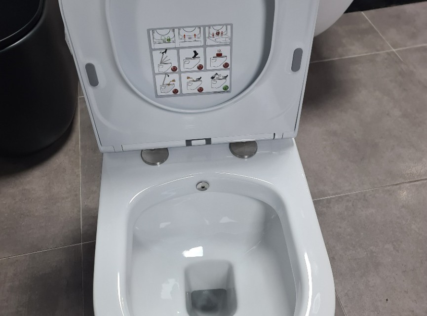 Troy Duoblok met bidet S-Trap - onderafvoer