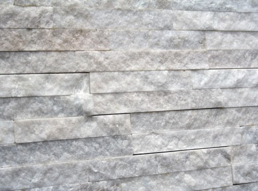GOCRY WIT GLITTER Brickstone , Natuursteen strip , steenstrips oftewel Stone panel