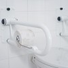 Ridder Leo toiletrolhouder voor toiletbeugel wit