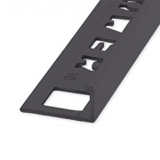 OPPIO MAT Zwart Tegelprofiel Recht 11 Mm - MAT ZWART