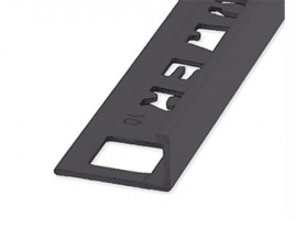 OPPIO MAT Zwart Tegelprofiel Recht 11 Mm - MAT ZWART