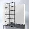 Black 900 screen inloopdouche Walk-In 900x2000x10mm