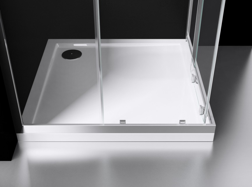 Project douche hoekinstap 100x100x190cm glas 5mm