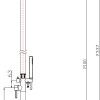 Buitendouche Sole RVS-304 met handdouche