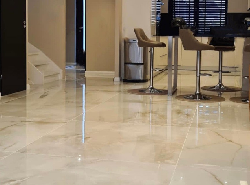 Chamonix Crema 60x120 Hoogglans Vloertegels / Woonkamer / Winkel Ruimte / Badkamer
