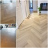 BONN Herringbone Visgraat PVC Click vloer met kurklaag beige