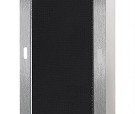 Inbouw-toiletrolhouder + reserve-rolhouder mat-zwart