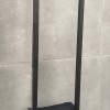 Loft industrieel handdoekrek 950 x 250 x 20 mat-zwart