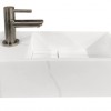 Noble fontein links Solid surface 36 x 18 x 10 cm marmer wit