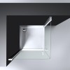 Erico vierkante cabine met 2 deuren 90x90x192cm NANO glas 6mm