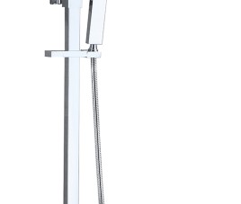 Rombo-Eco Twenty douche-opbouwset + thermostaatkraan chroom