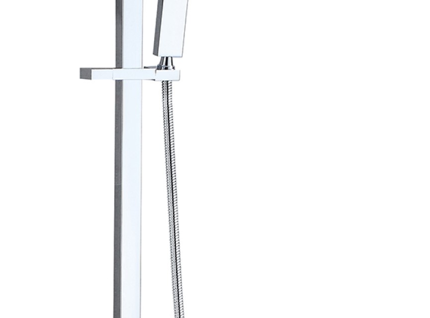 Rombo-Eco Twenty douche-opbouwset + thermostaatkraan chroom