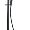 Rombo-Eco Twenty douche-opbouwset + thermostaatkraan mat-zwart