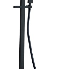 Rombo-Eco Twenty douche-opbouwset + thermostaatkraan mat-zwart