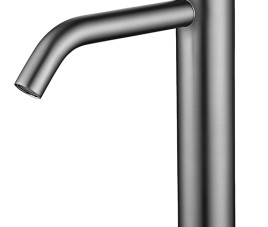 Ribbd XL hoge wastafelmengkraan gunmetal