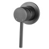Ribbd inbouw-mengkraan zonder uitloop gunmetal
