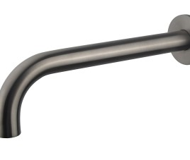 inbouw-uitloop rond 25cm 1/2''  Gunmetal