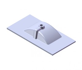 Florence Wastafel Parijs 90cm Zonder Kraangat Wit