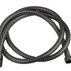 luxe metalen doucheslang 150cm conisch Gunmetal