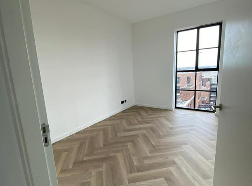 BONN Herringbone Visgraat PVC Click vloer met kurklaag beige