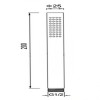Florence Showerset Milaan Rond 8 Inch Plafond Zwart