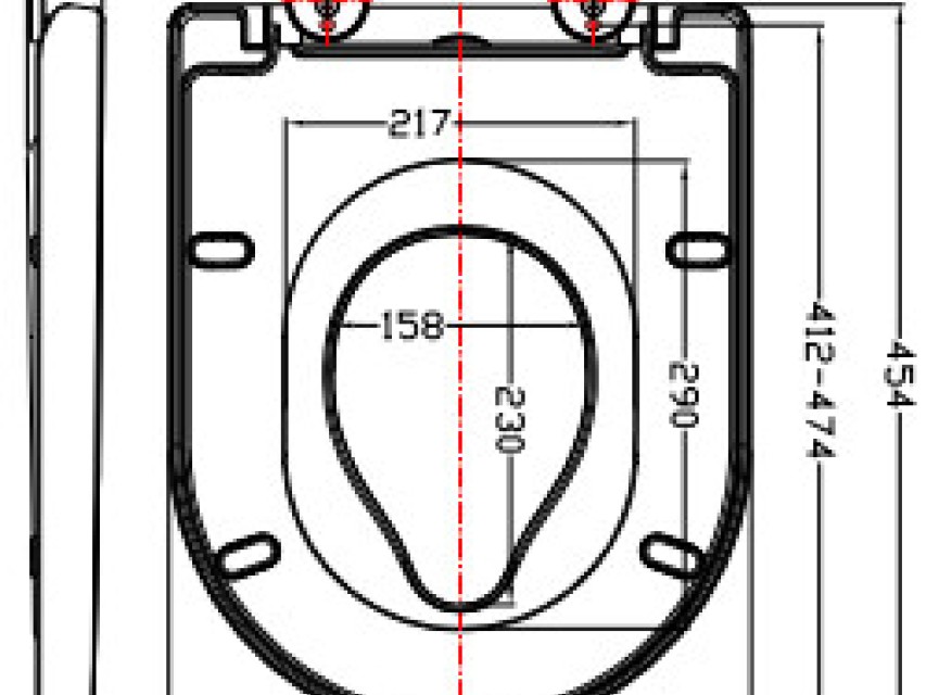 Family vesta toiletzitting softclose en quick release PP wit