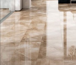 Grotta Mocha 60x120 / Hoogglans Vloertegel Woonkamer / XL Ruimten