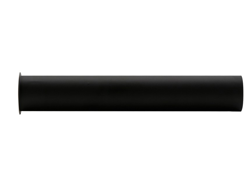 sifon-verlengbuis 20cm met kraag mat-zwart