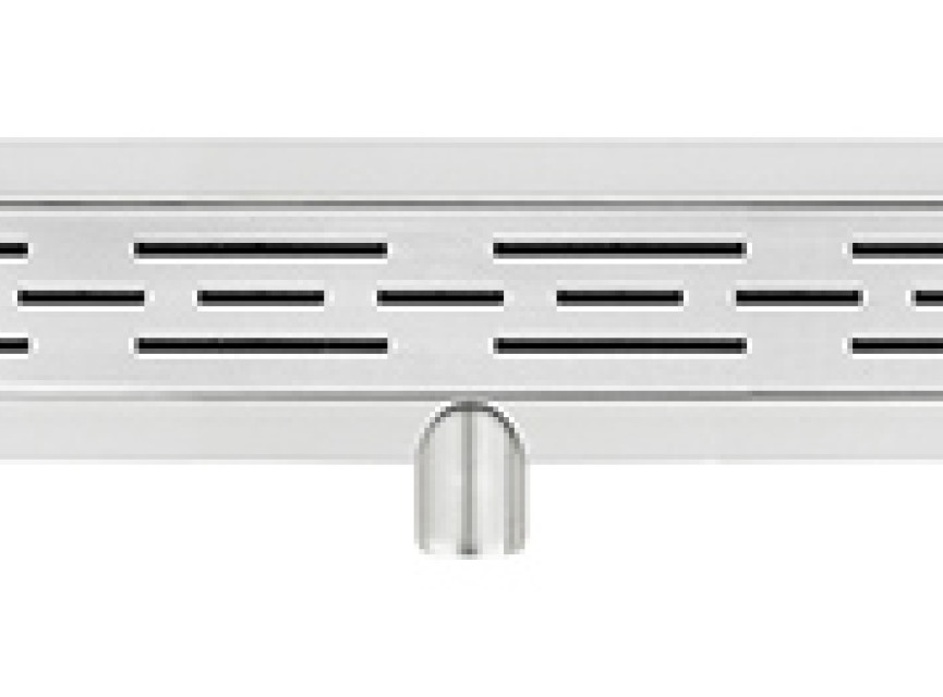 Eco RVS douchegoot met flens 120cm