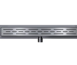 Gunmetal douchegoot 40mm aansl. +flens  100x7