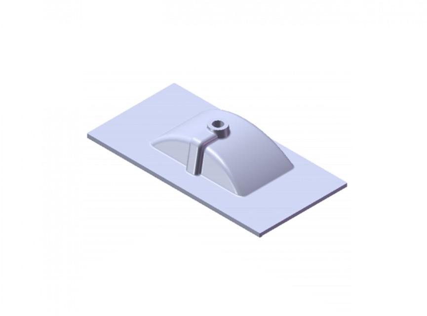 Florence Wastafel Parijs 80cm Zonder Kraangat Mat wit