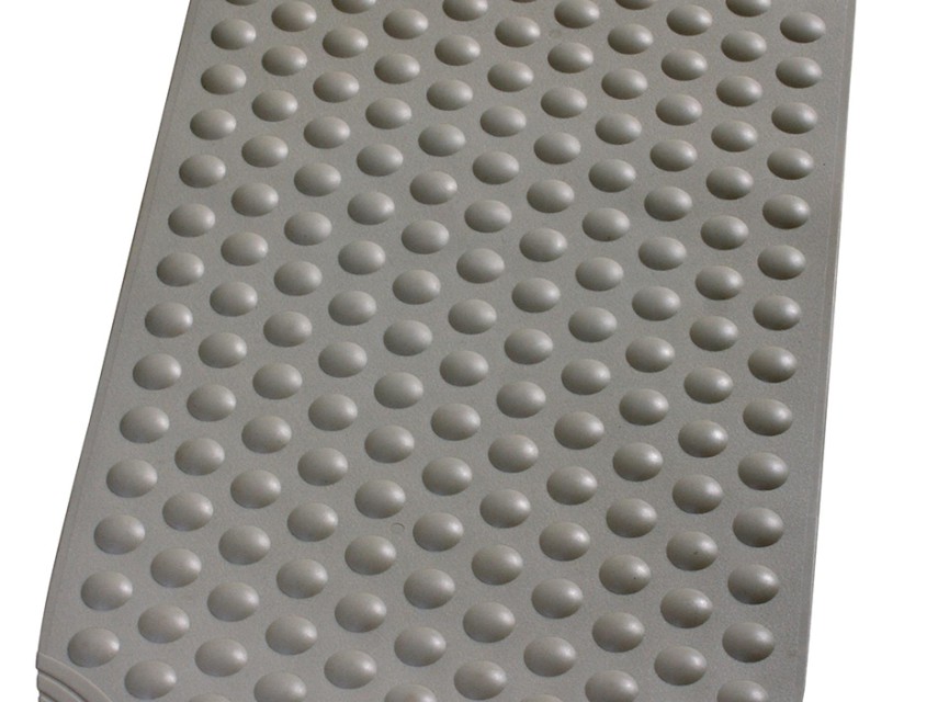 Ridder Tecnoplus antislip mat bad 38 x 89 cm grijs
