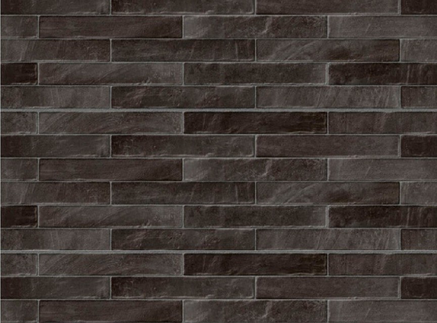 Brick XL NEGRO 25x75 / Hoogglans