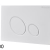 X10 drukplaat voor inbouwreservoir mat wit