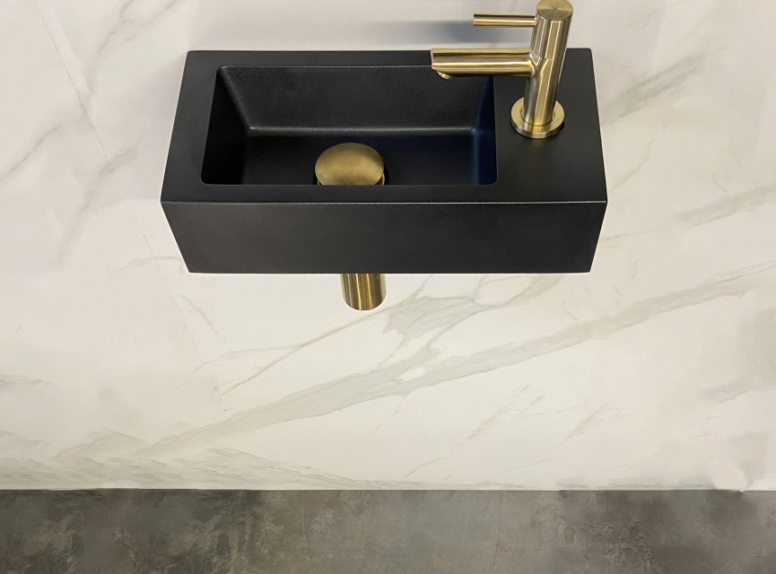One Pack Mini-Rhea rechts fontein 360x180x90 Quartz