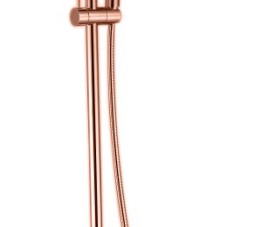 Thermostatische regendouche-opbouwset rosé-mat-goud