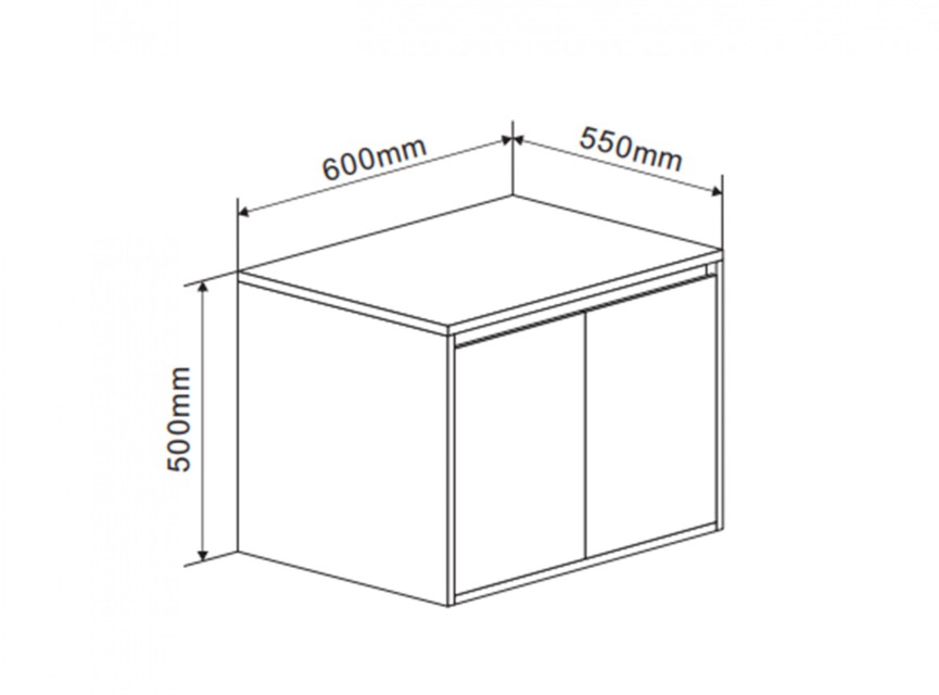 Florence Onderkast Manchester 60cm Hout