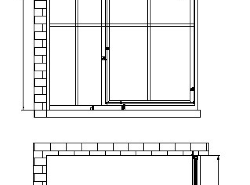 Douchecabine Zeplin-1200 met nisdeur 1200x900x2100x8mm