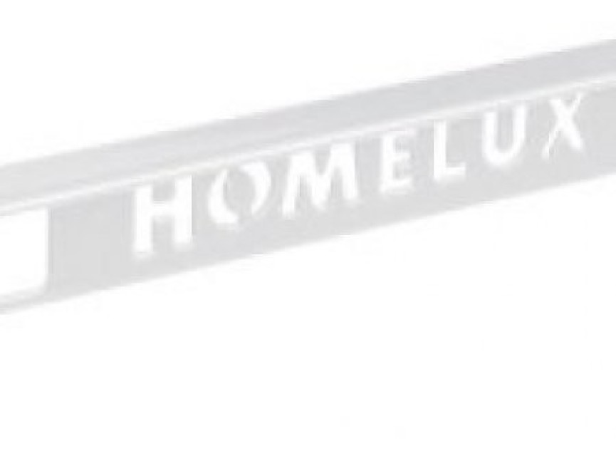 PVC Tegelprofiel wit recht 10mm