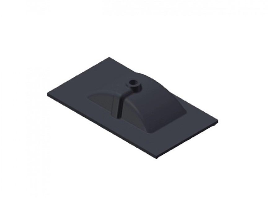 Florence Wastafel Parijs 80cm Zonder Kraangat Mat Zwart