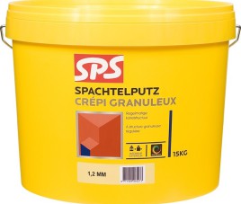 SPS Spachtelputz 1 mm binnen-/ buitenkwaliteit 15KG