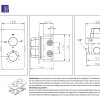 One-Pack inbouw-regendoucheset Muuruitloop 300mm Rond RVS