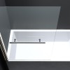 Erico badwand incl.handd-beugel 80x140cm NANO glas 6mm