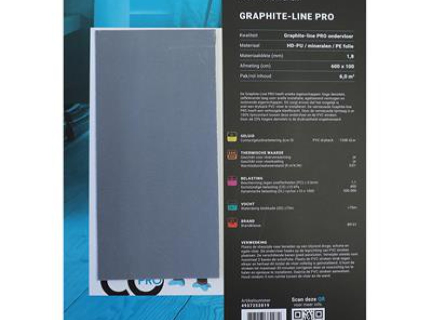 Floorlife Co-pro graphite-line pro 6000x1000x1.8mm
