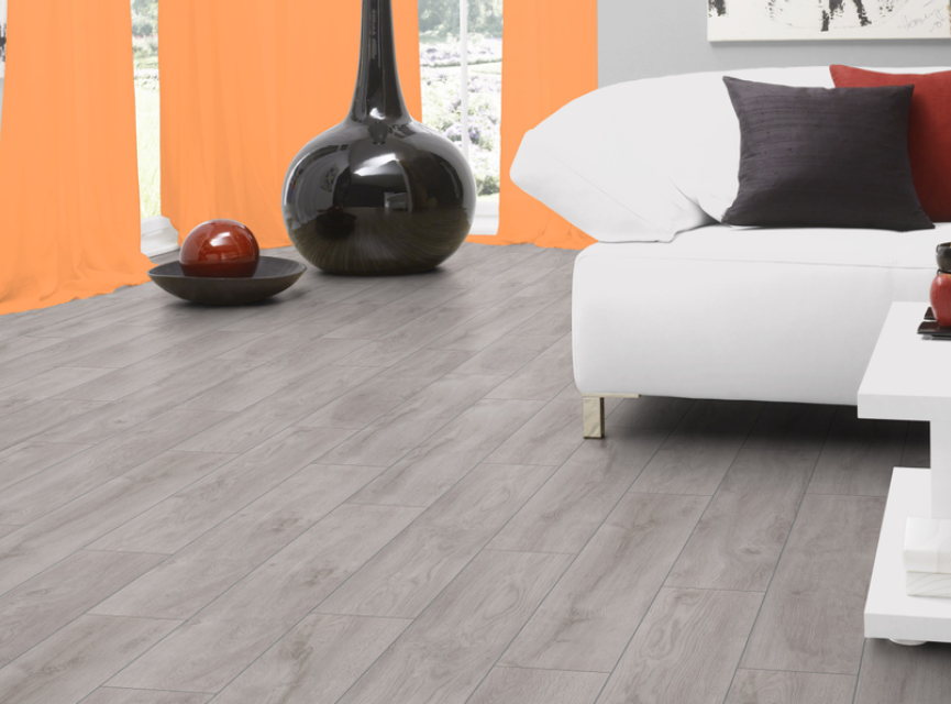 XL CROMAT Eiken Grijs 4956 EXTRA BREED Laminaat / Woonkamer / Winkelruimte / Slaapkamer