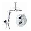 Florence Showerset Milaan Rond 8 Inch Plafond Chroom