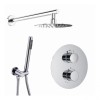 Florence Showerset Milaan Rond 8 Inch Muur Chroom