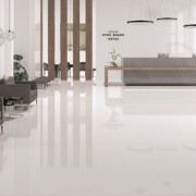 Hoogglans wit 120x120 Vloertegel / Wandtegel Woonkamer / Winkelruimte / Badkamer / Keuken