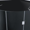 Erico 1/4 rond cabine met 2 deuren 100x100x192cm NANO glas 8mm