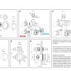 One-Pack inbouw-regendoucheset Pull and Push Muuruitloop 300mm RVS Mat Zwart